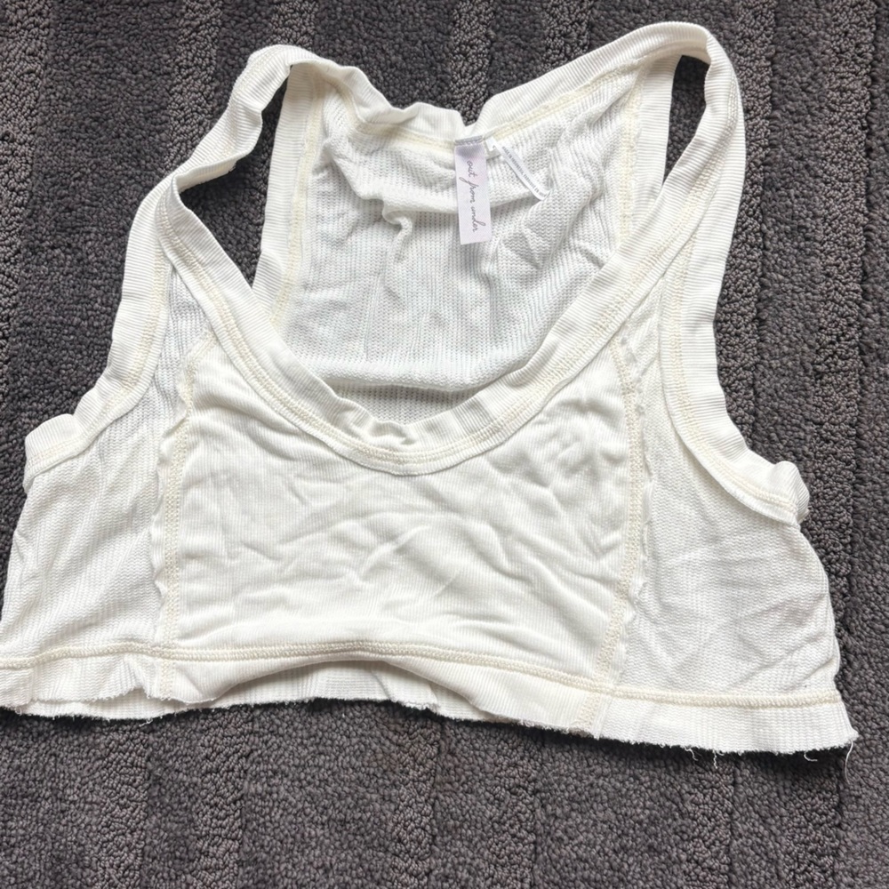 OAK + FORT Ivory Knit Top